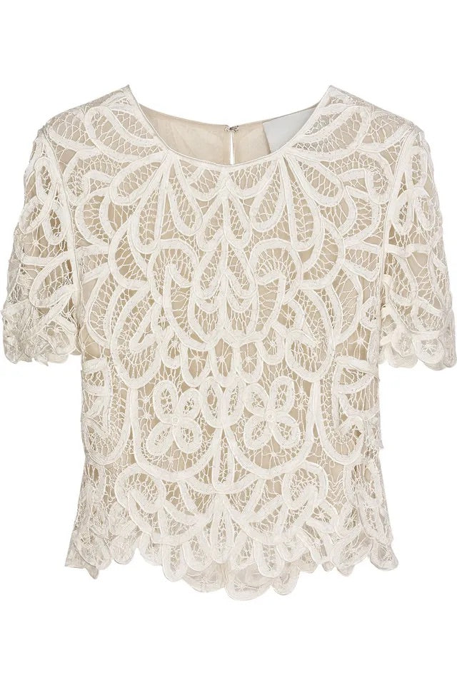 3.1 Phillip Lim Lace Tee