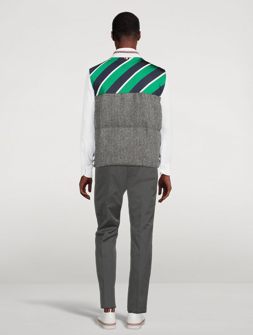 Thom Browne Snap Button Vest