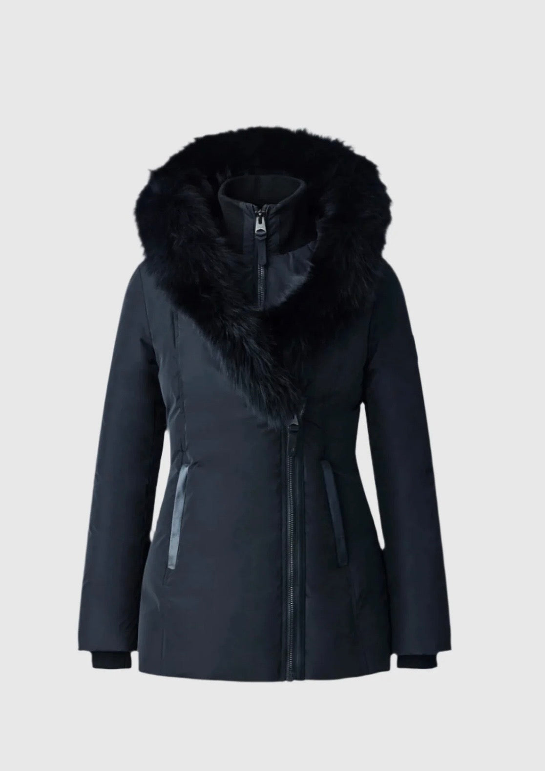 Mackage Adali Fur Trimmed Hooded Down Coat
