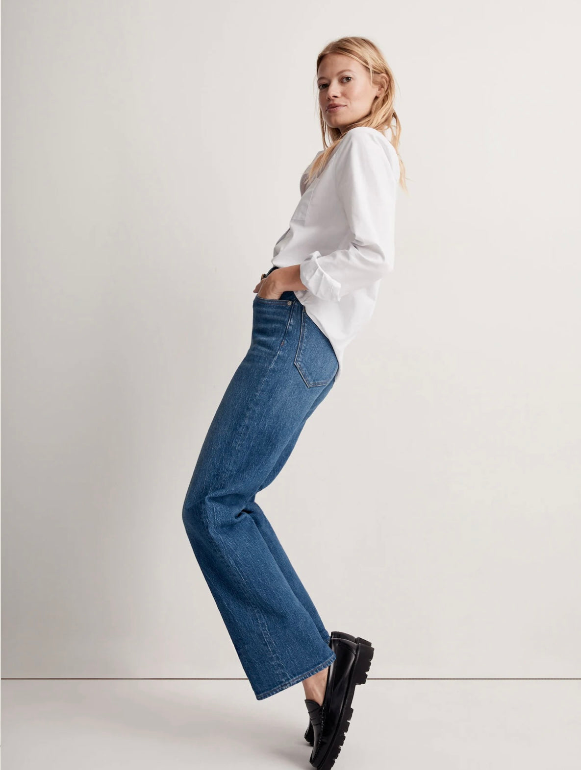 MADEWELL - The Perfect Vintage Wide-Leg Jean