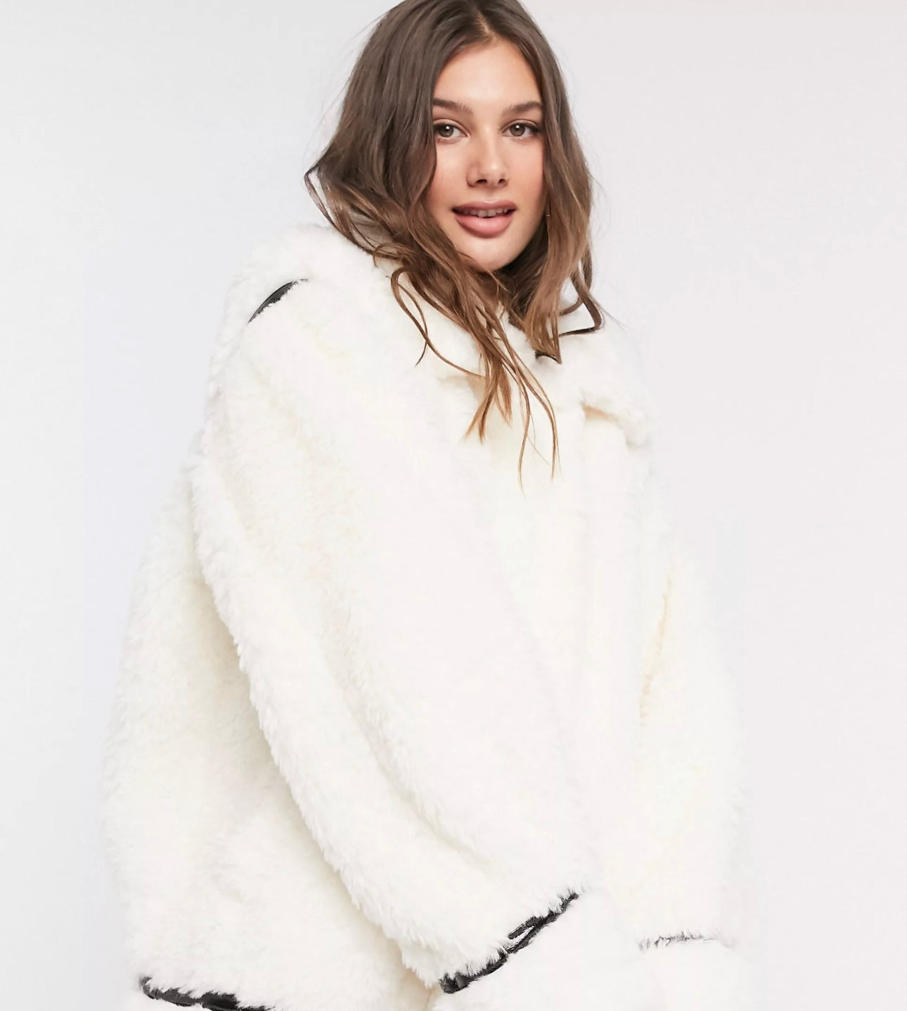 ASOS DESIGN - oversized faux fur jacket