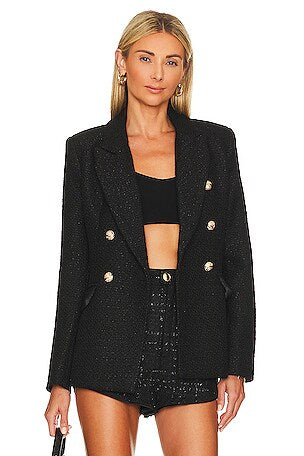 LINE & DOT black shimmery blazer