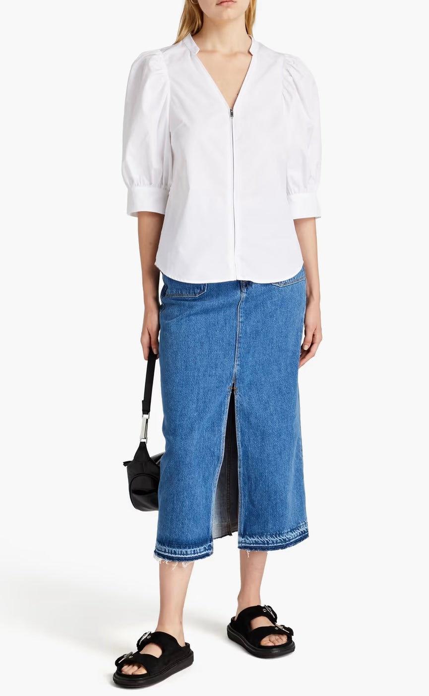 STELLA MCCARTNEY
Cotton-poplin blouse