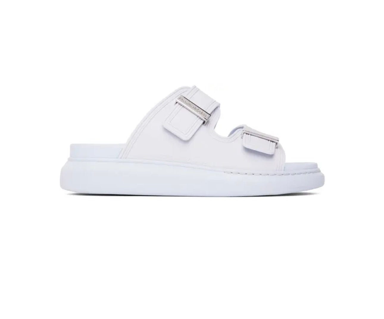 Alexander McQueen White Hybrid Sandals