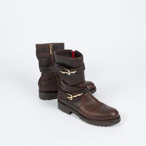Paciotti Brown Leather Boots