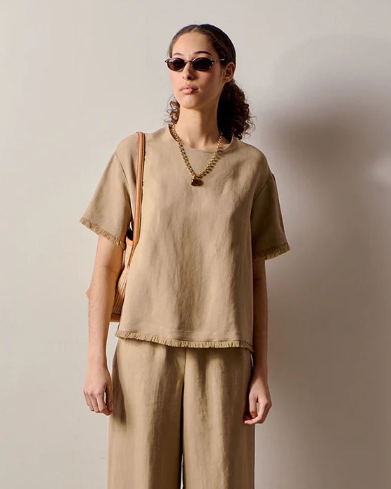 Antonelli Linen Top