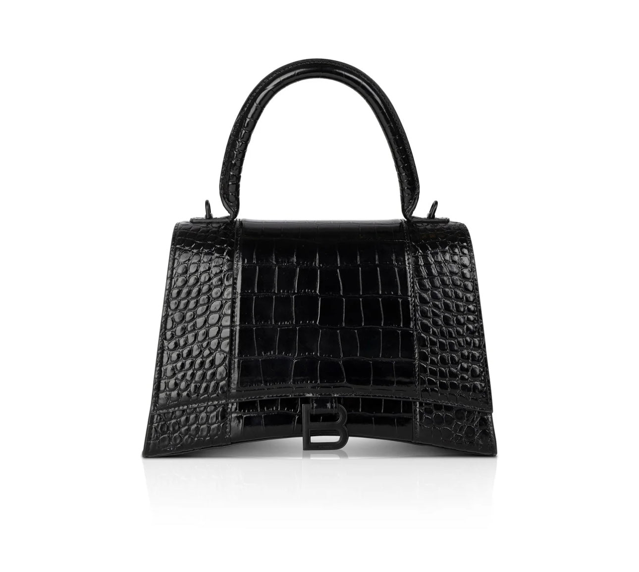 Balenciaga Hourglass Embossed Tote Bag