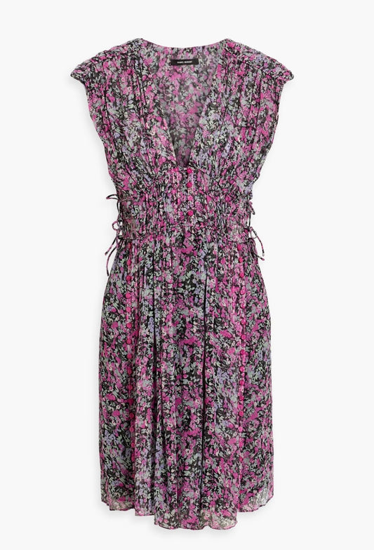 ISABEL MARANT
Oaxoli gathered floral-print silk-crepon dress