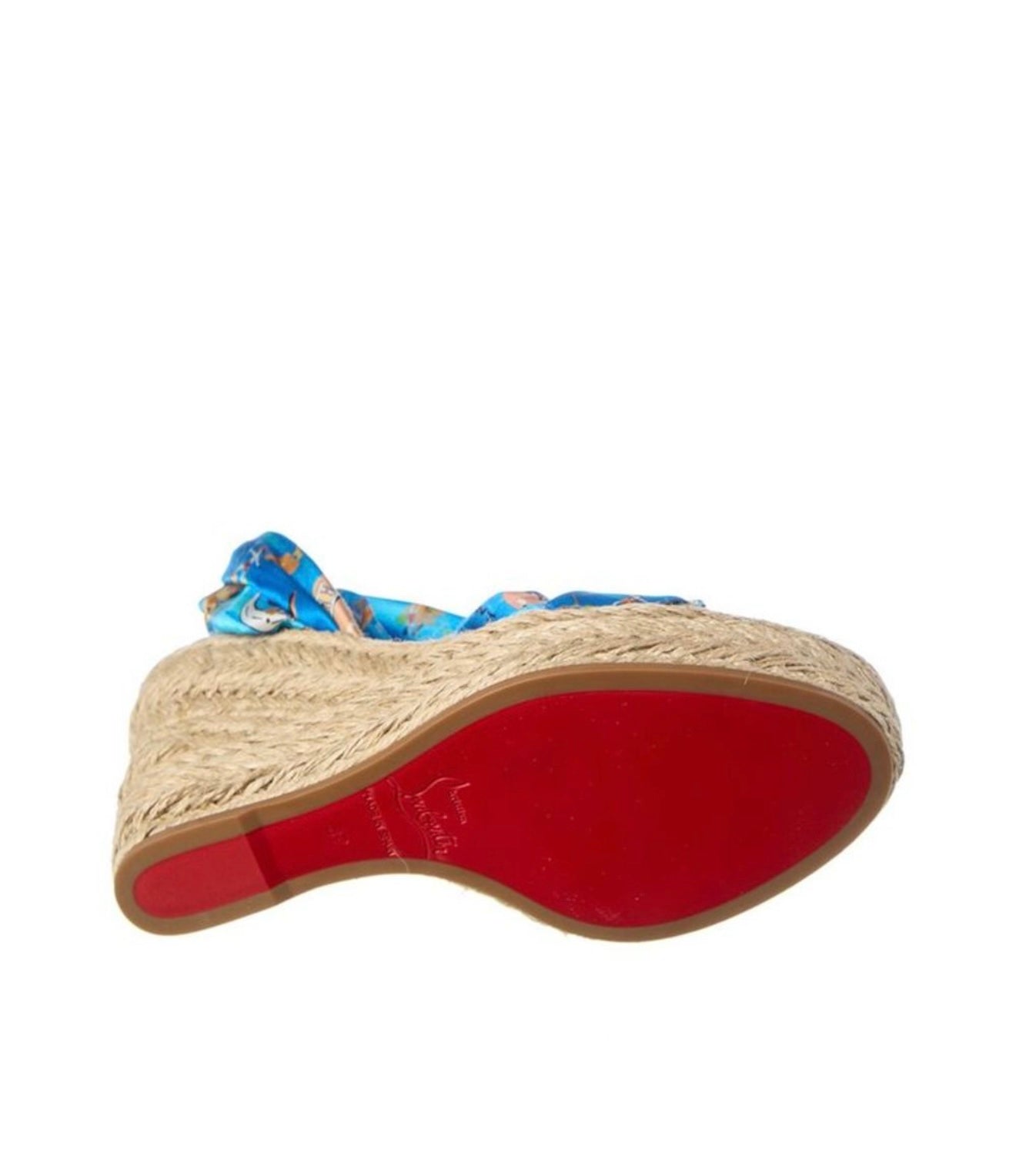 CHRISTIAN LOUBOUTIN 
Satin Monica Du Desert 110 Espadrille
