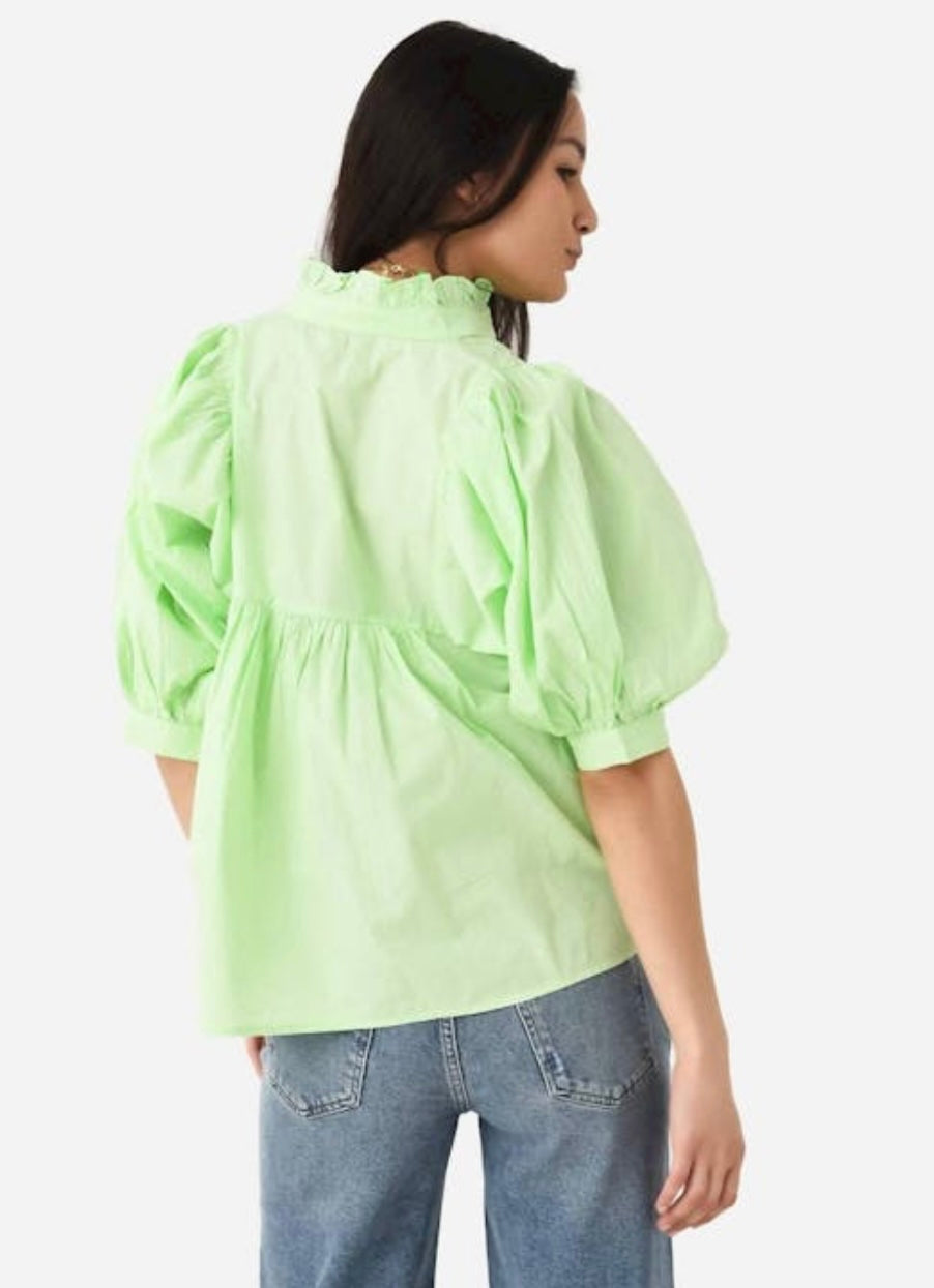 Never a wildflower - high neck top in mint