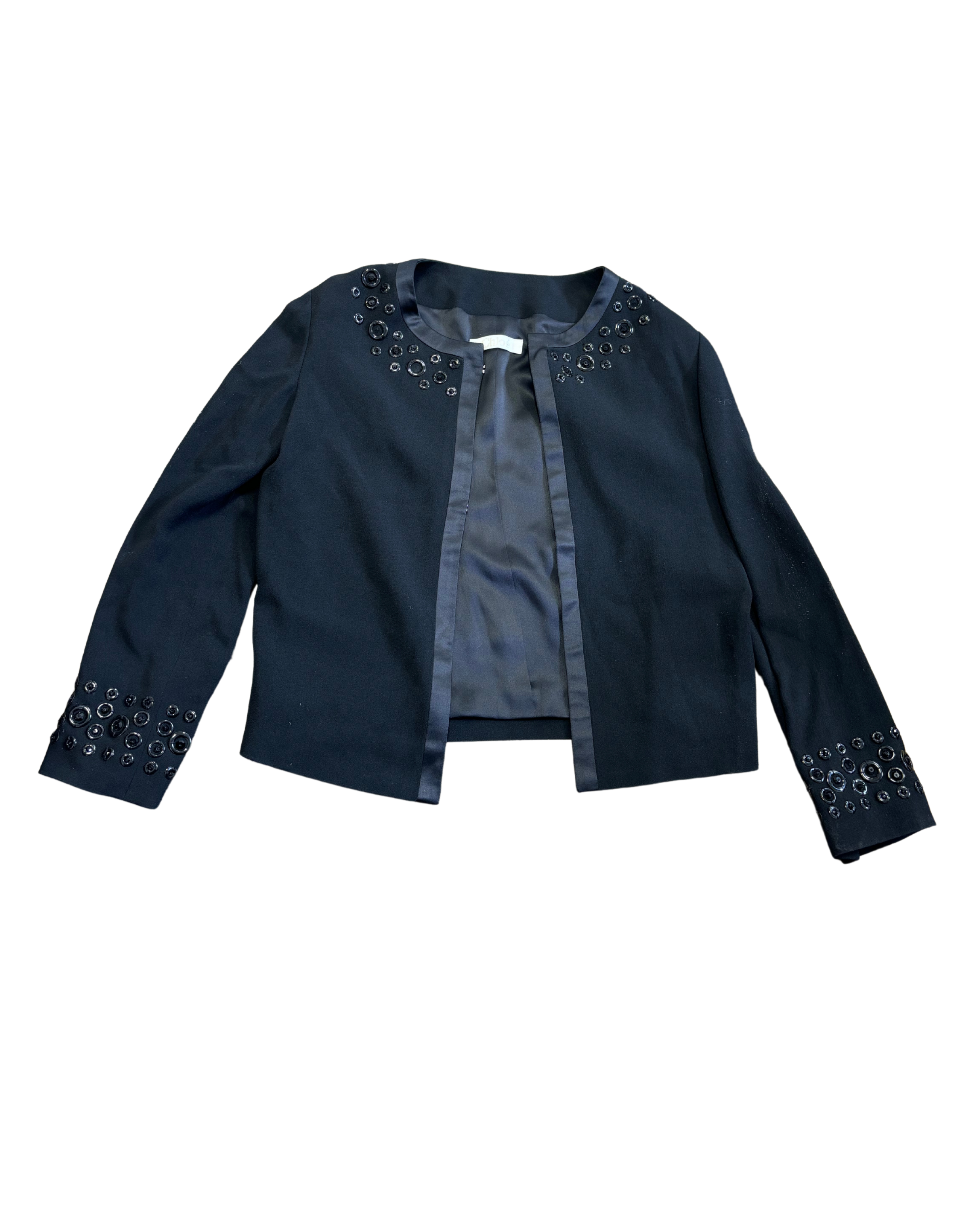 CHLOE black jacket with circle embellishments