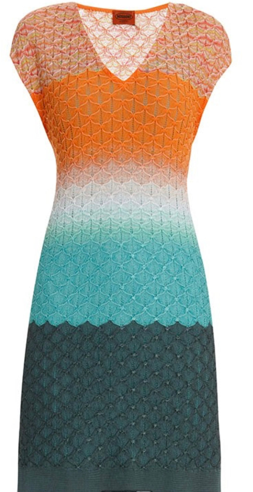 Missoni Sleeveless Crochet Mini Dress