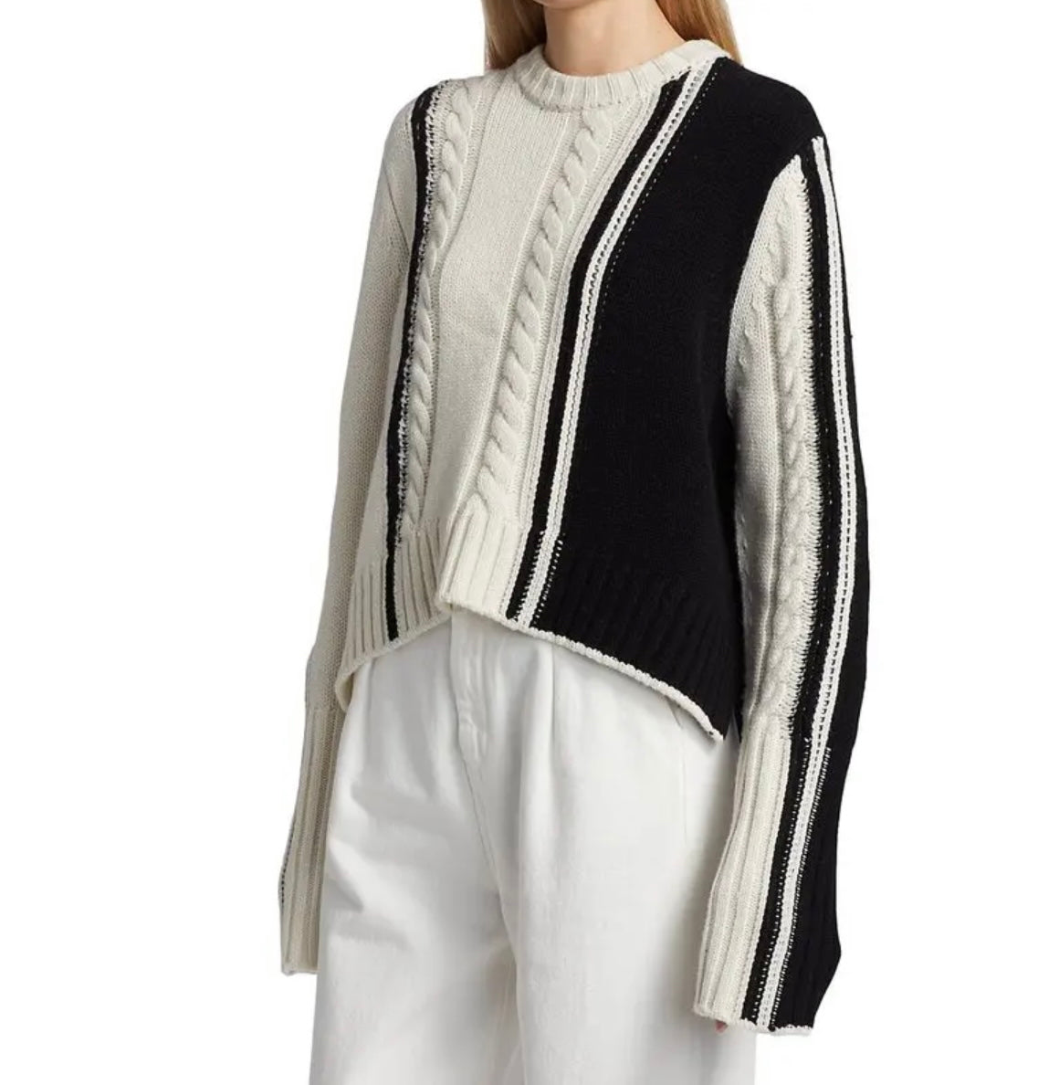 LOULOU STUDIO
Eike Cable Knit Sweater