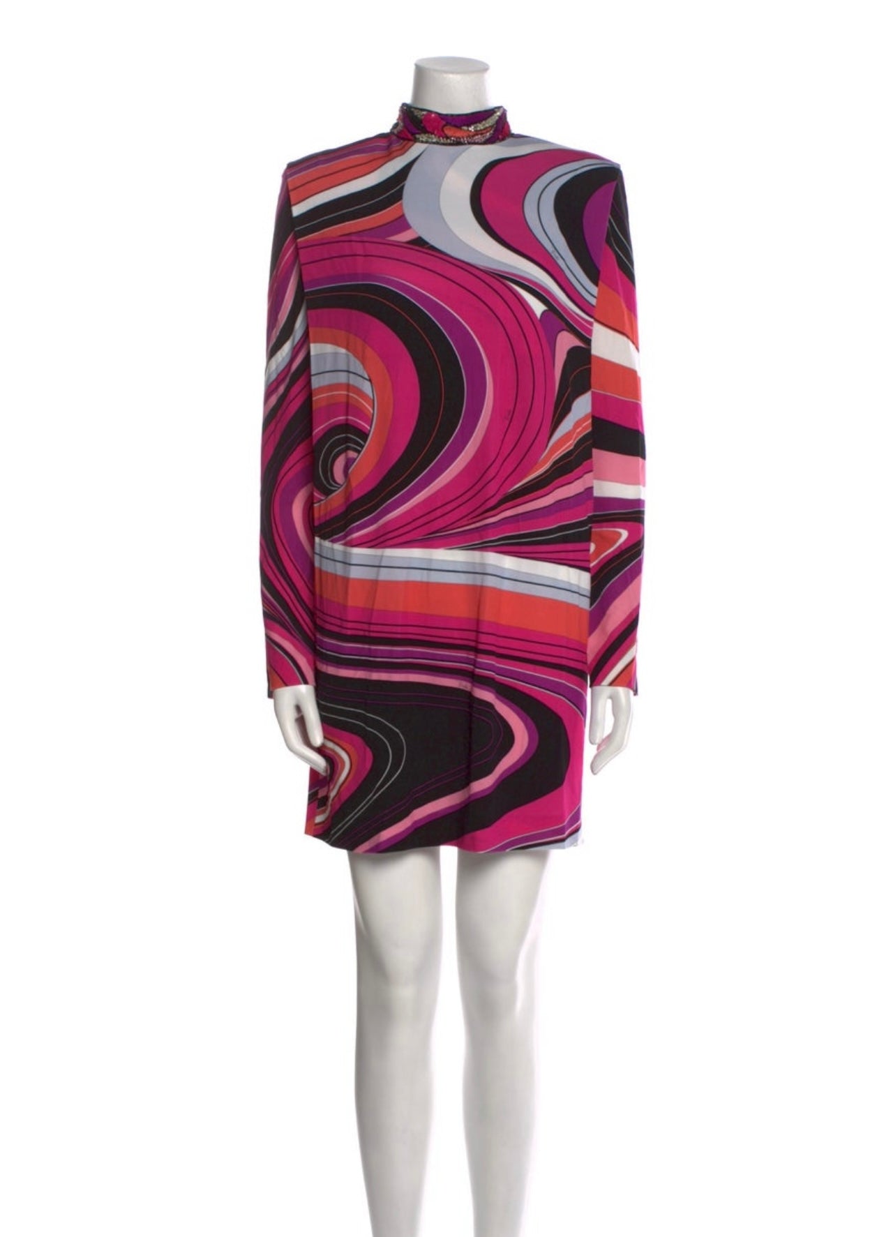 Emilio Pucci Sequin Neck Dress