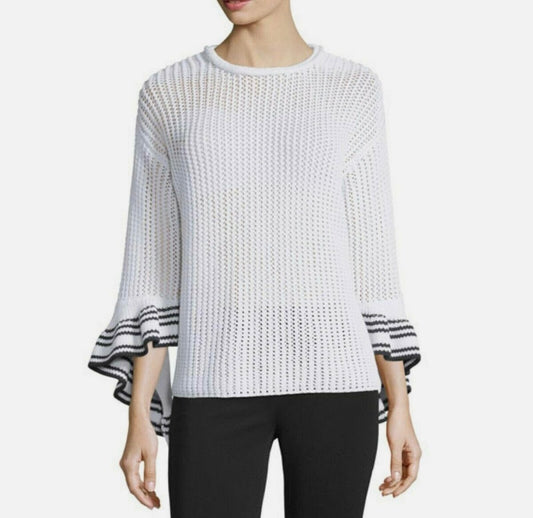 3.1 Phillip Lim - Crochet Bell-Sleeved Sweater