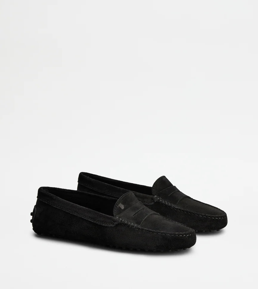 TODS black suede loafer