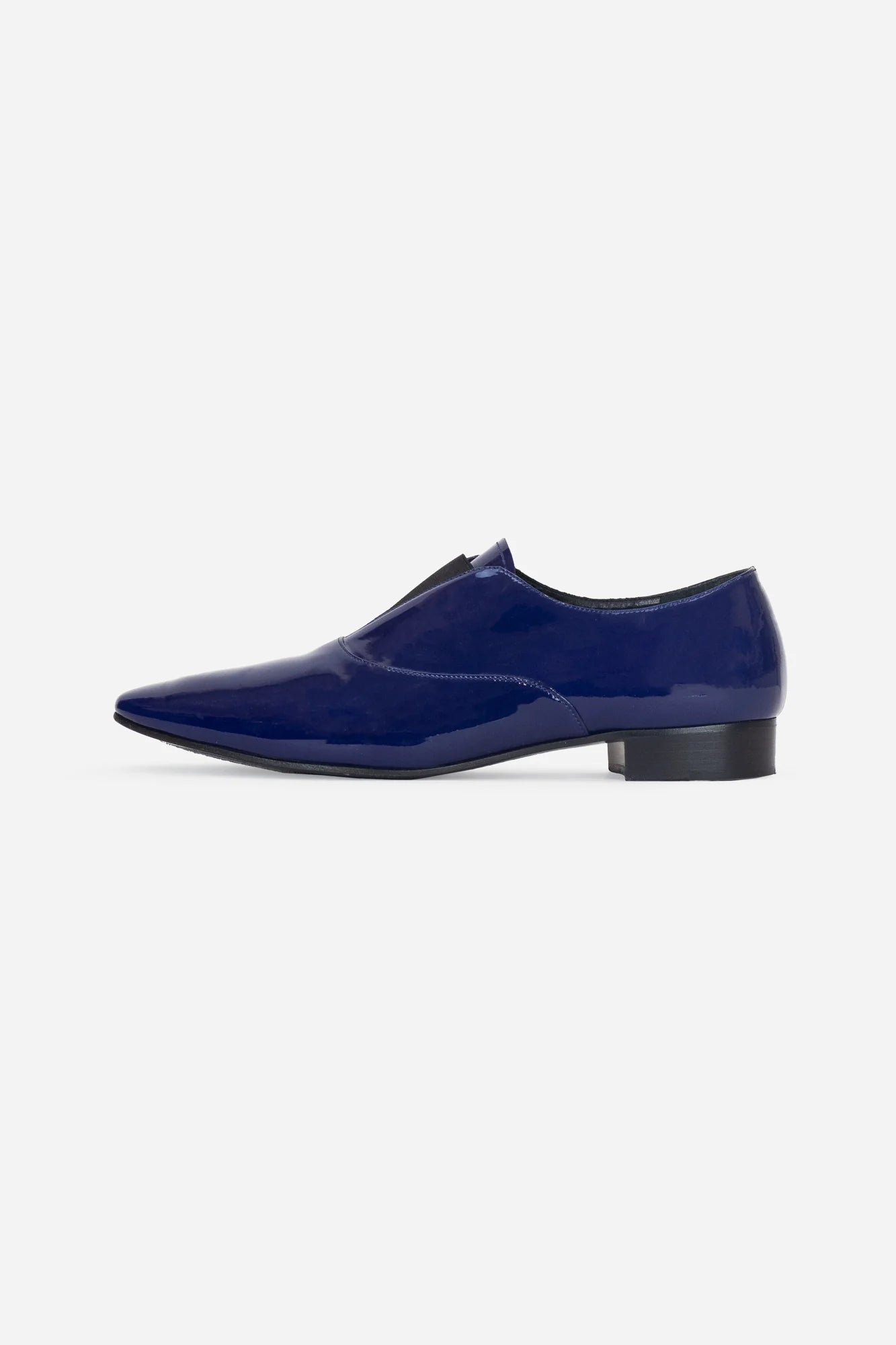 PRADA royal blue pointed toe loafers