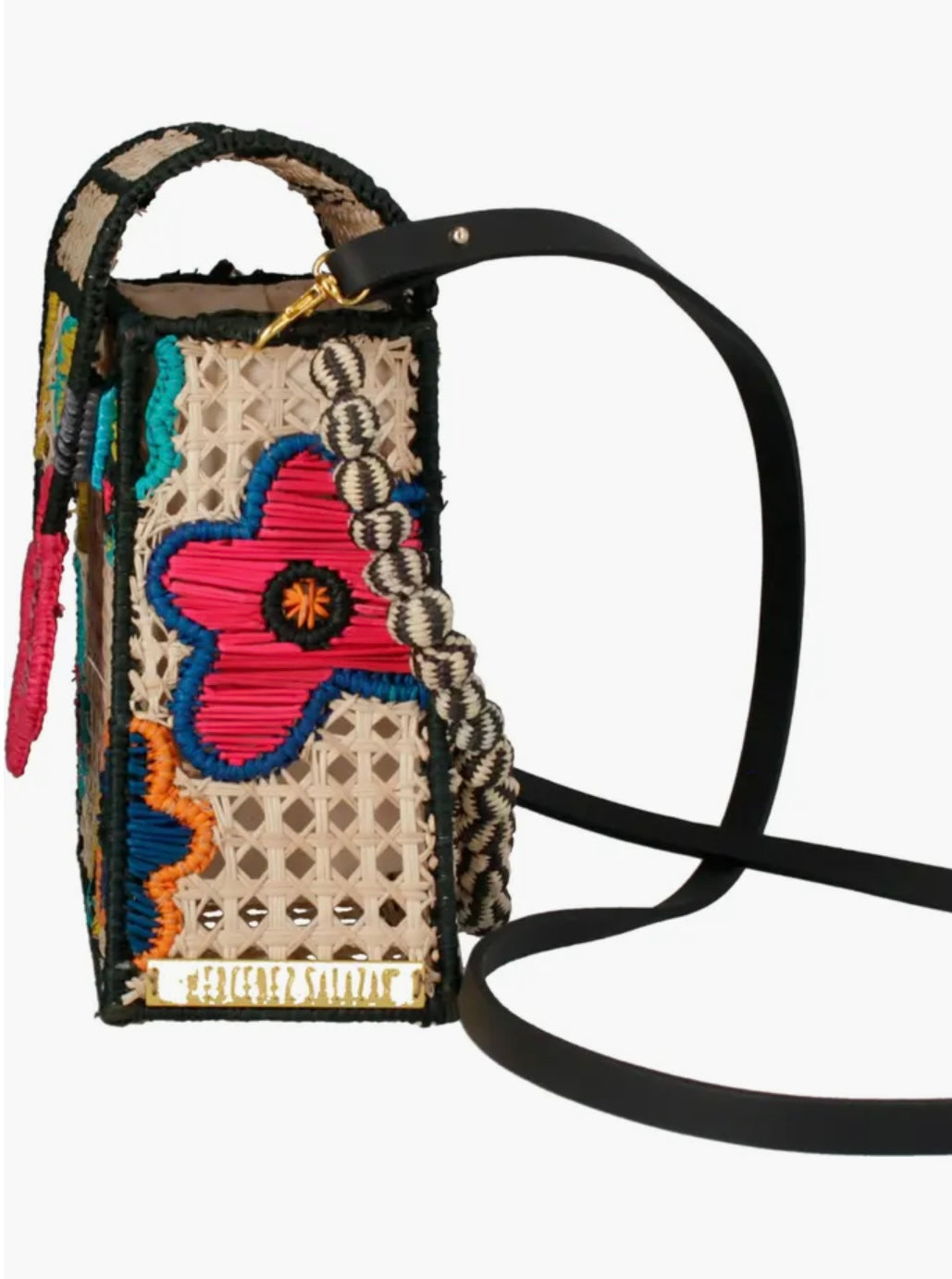 MERCEDES SALAZAR - Oasis Woven Raffia Backpack