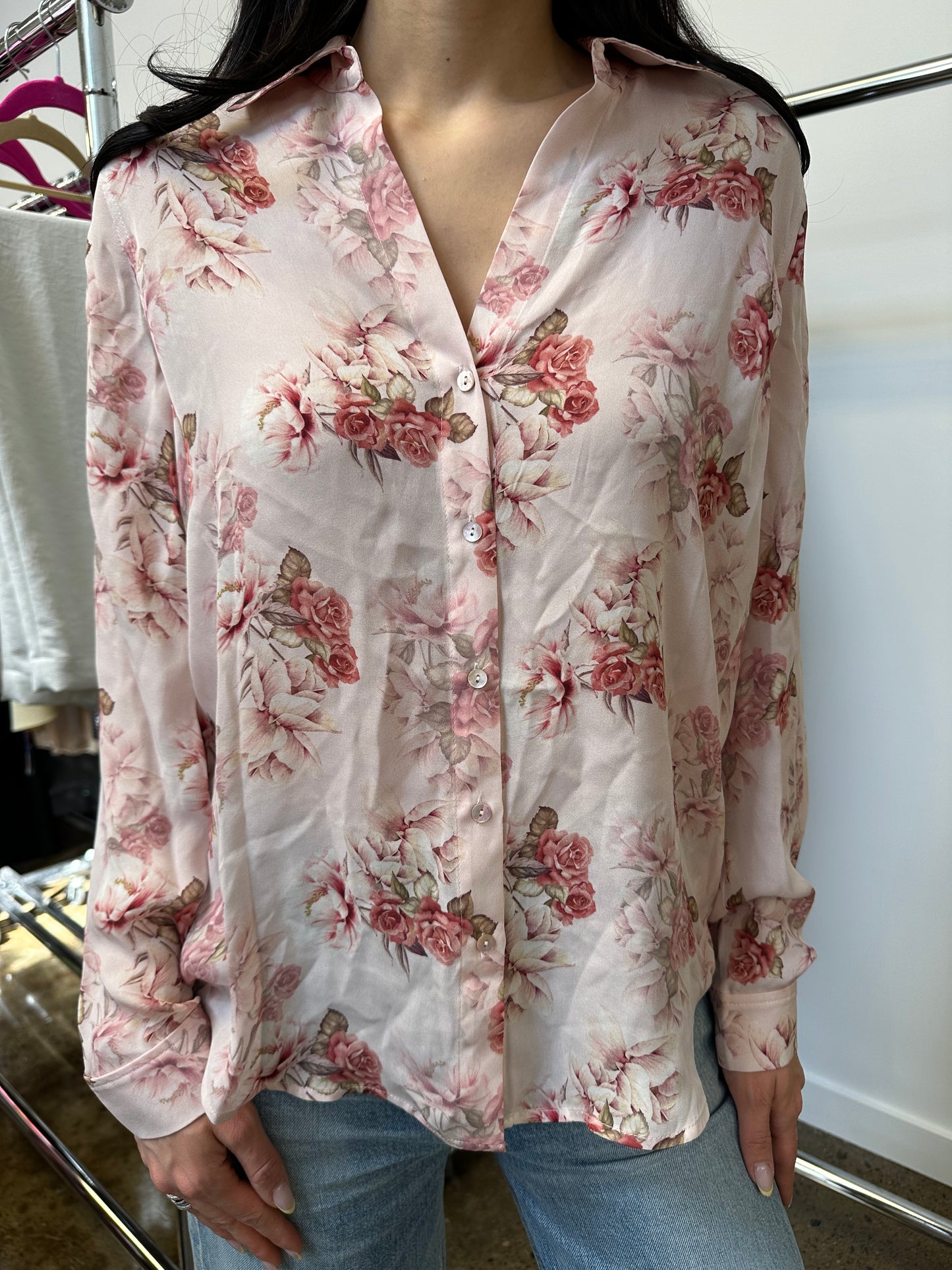 L’AGENCE - Floral Button up blouse