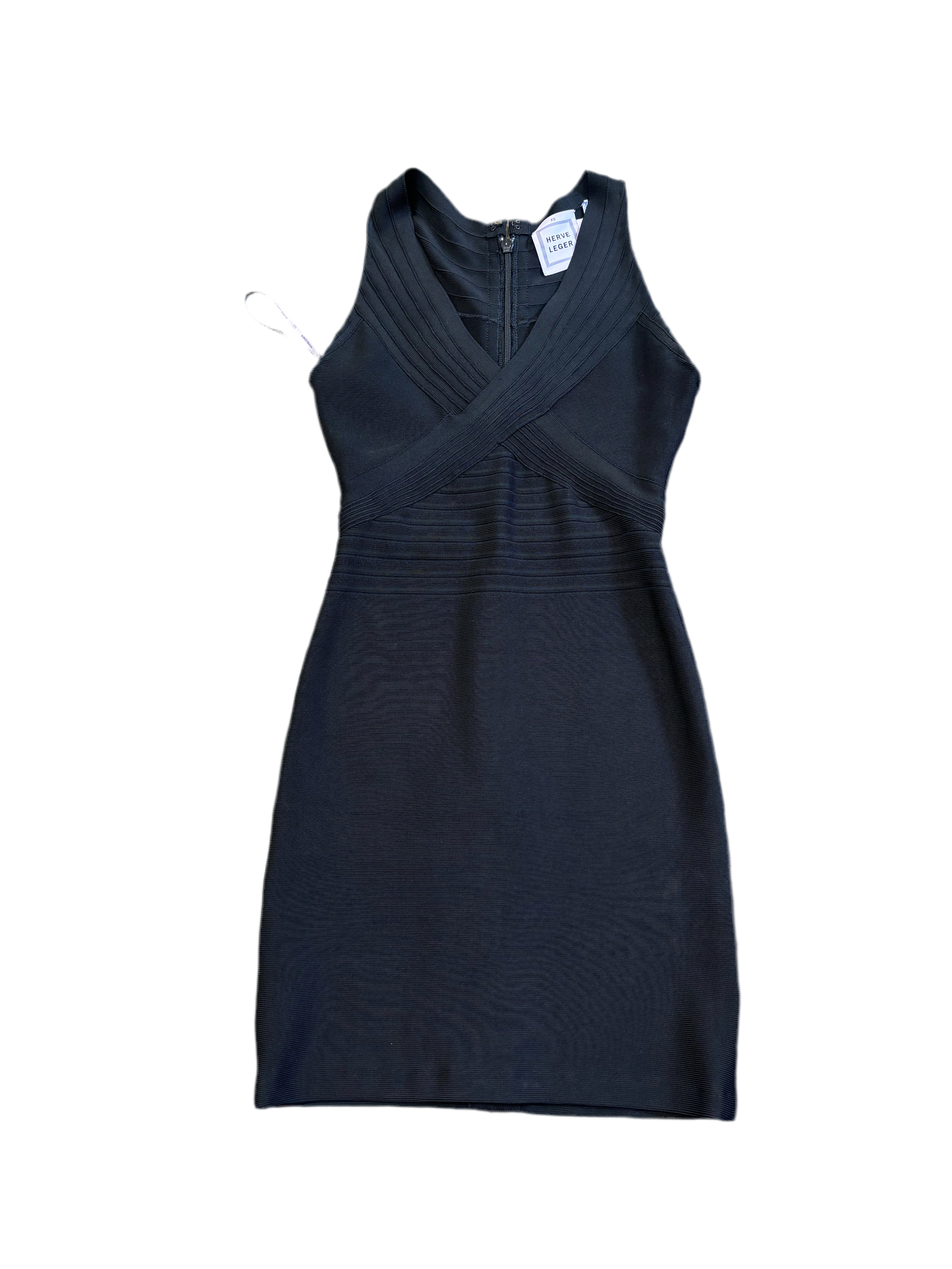 HERVE LEGER black bandage dress