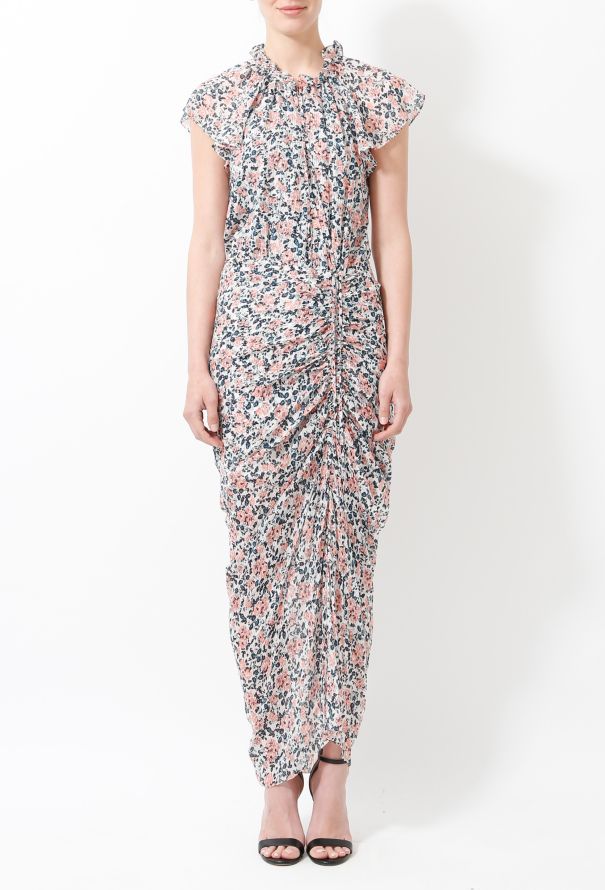 VERONICA BEARD pink/blue floral sleeveless dress