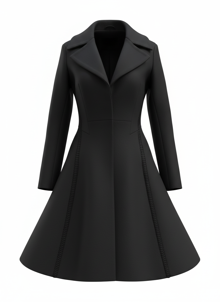 Rag & Bone Leather Detail Coat