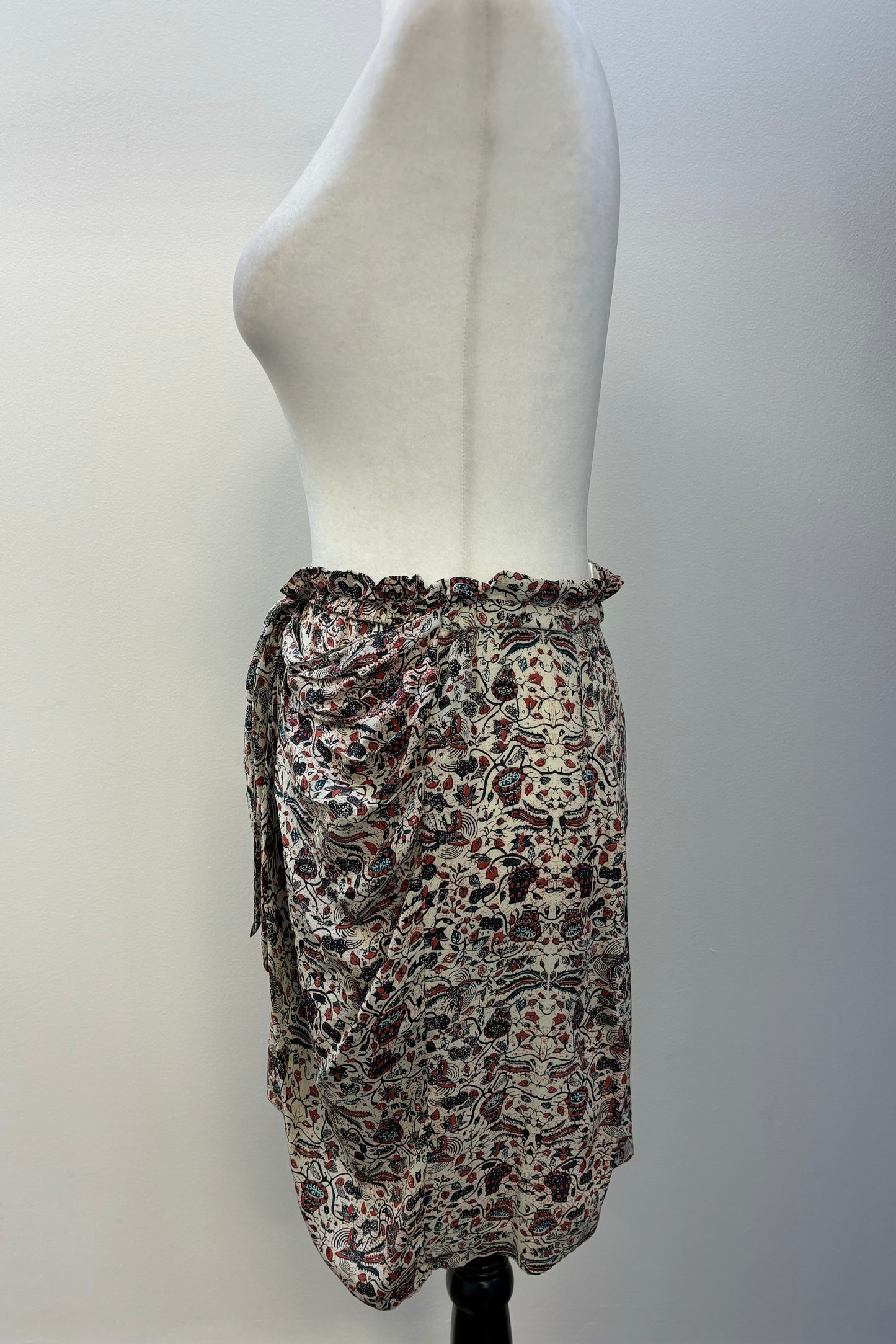 Isabel Marant Printed Silk Skirt