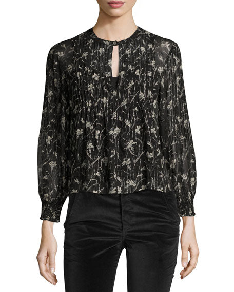 Veronica Beard Sheer Walker Blouse