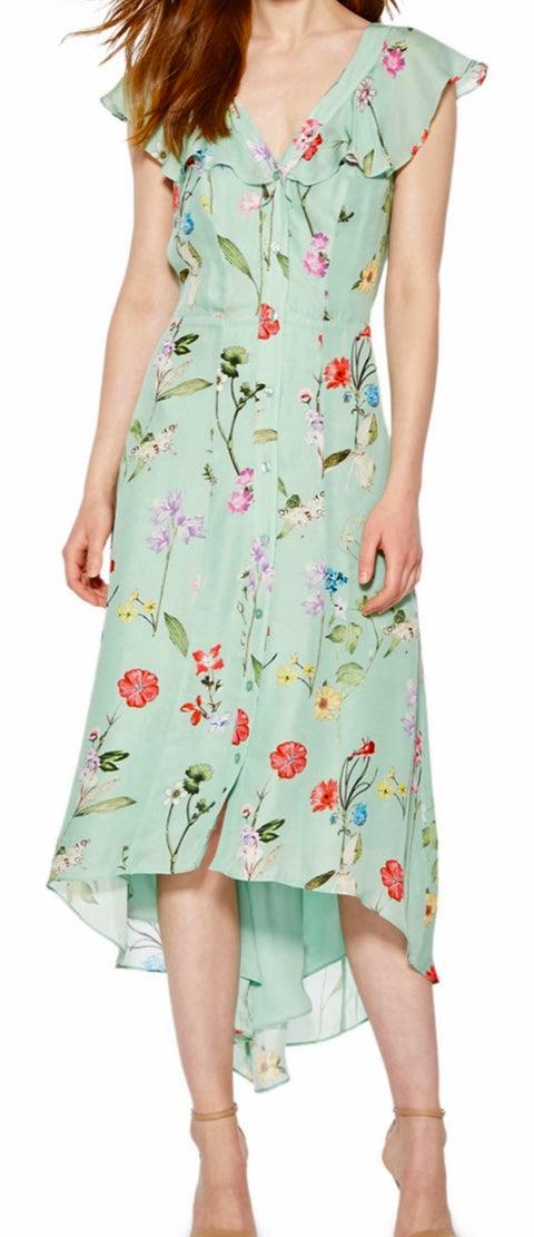 Parker Silk Maxi Floral Dress