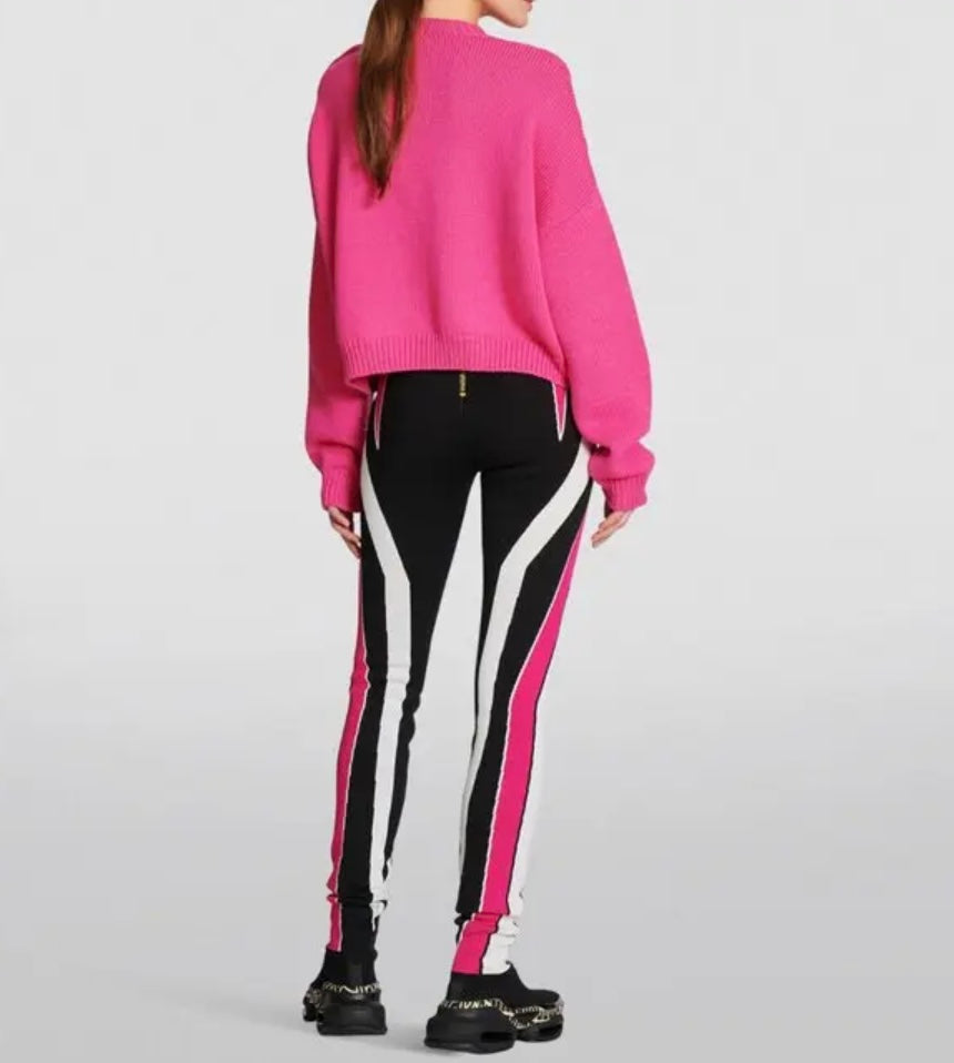 Balmain Cropped Logo Sweater