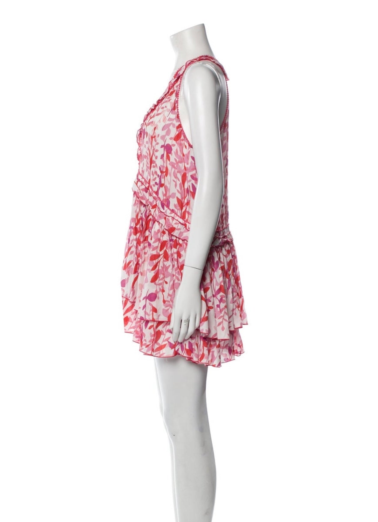 Poupette St Barth - Mae Mini Dress in Pink Esterel