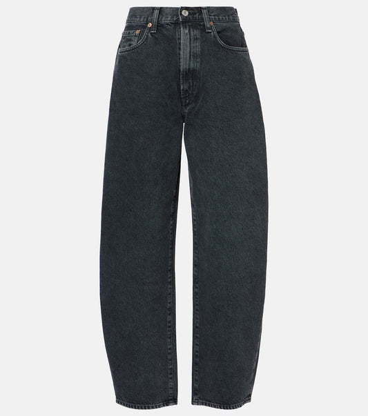 AGOLDE
Balloon mid-rise barrel-leg jeans