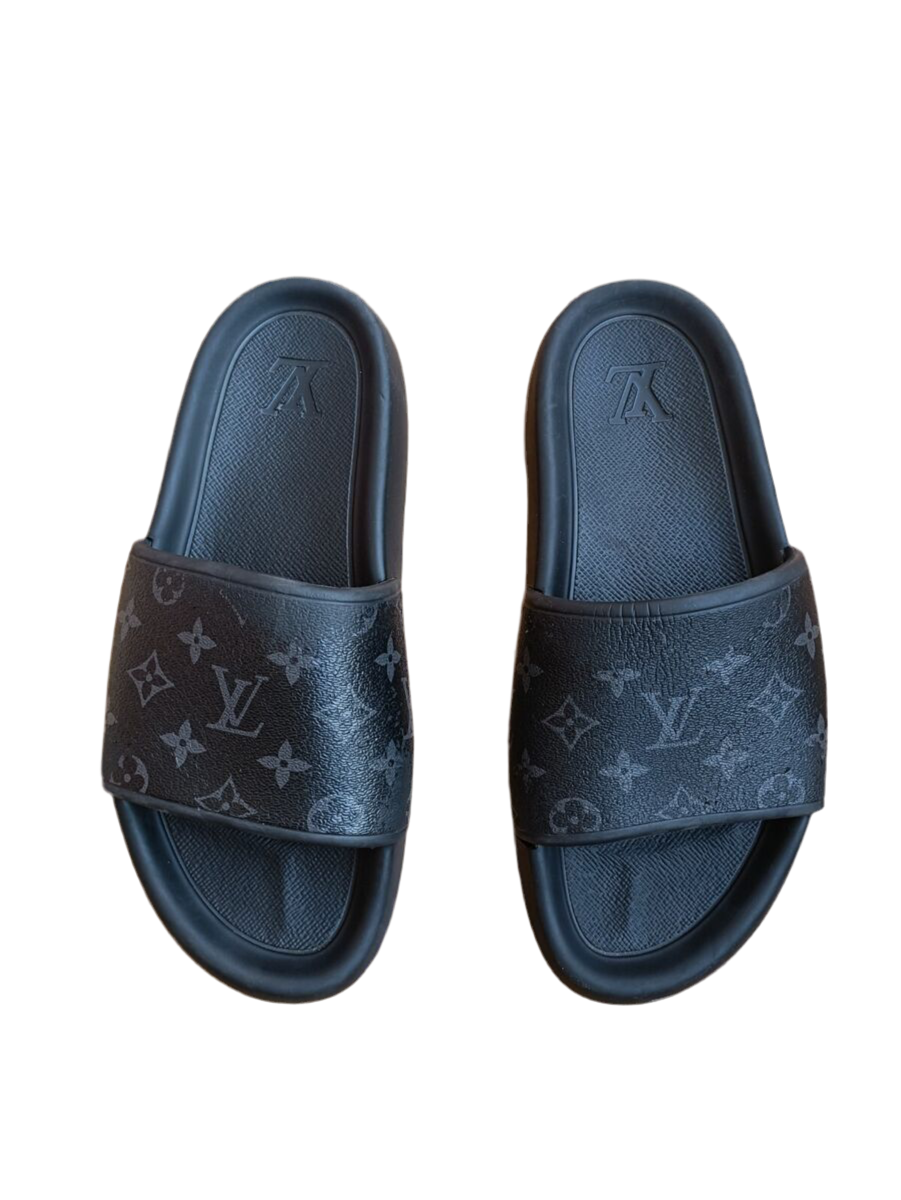 MENS LOUIS VUITTON monogrammed slides