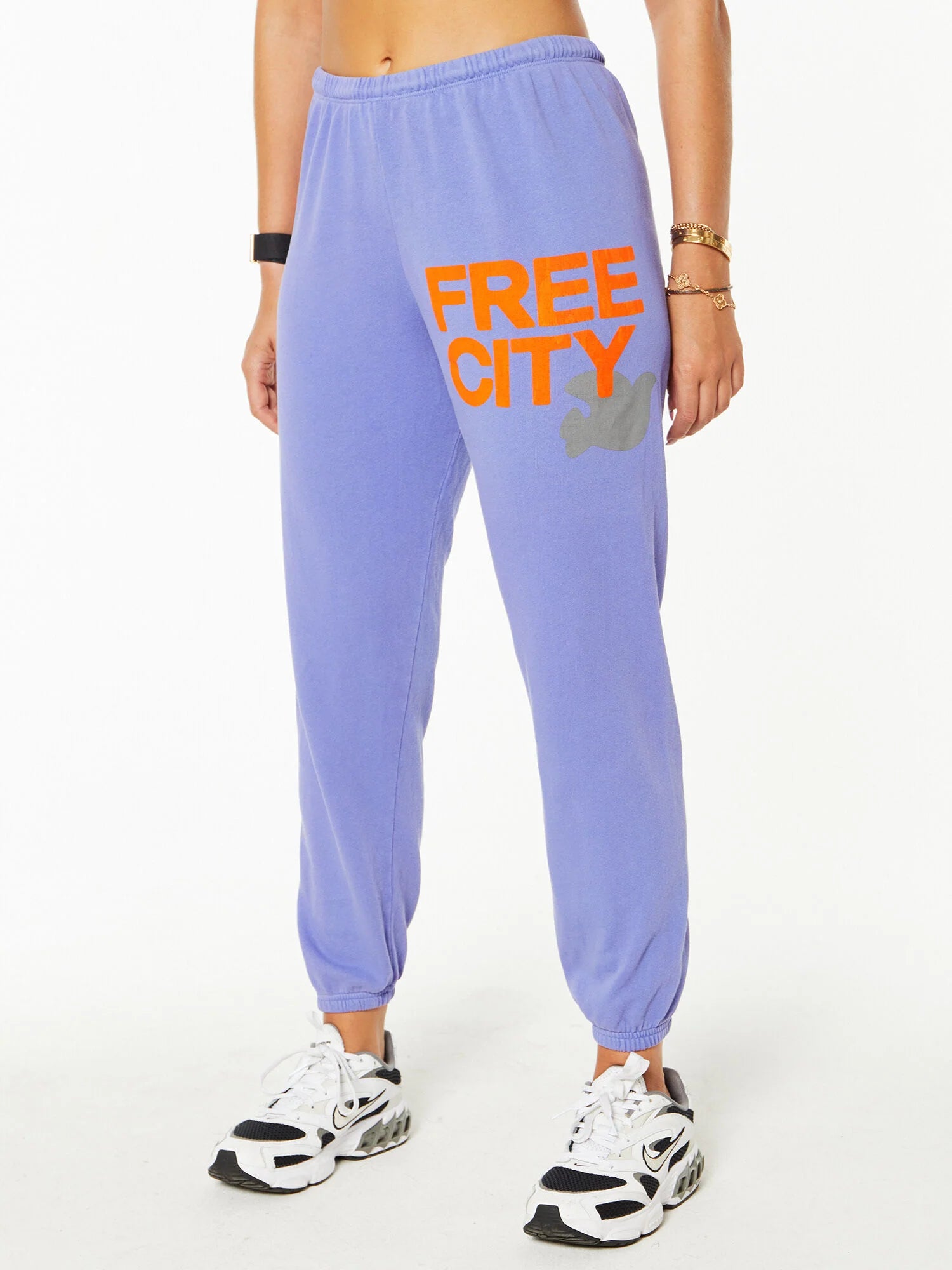 FREE CITY purple sweatpants
