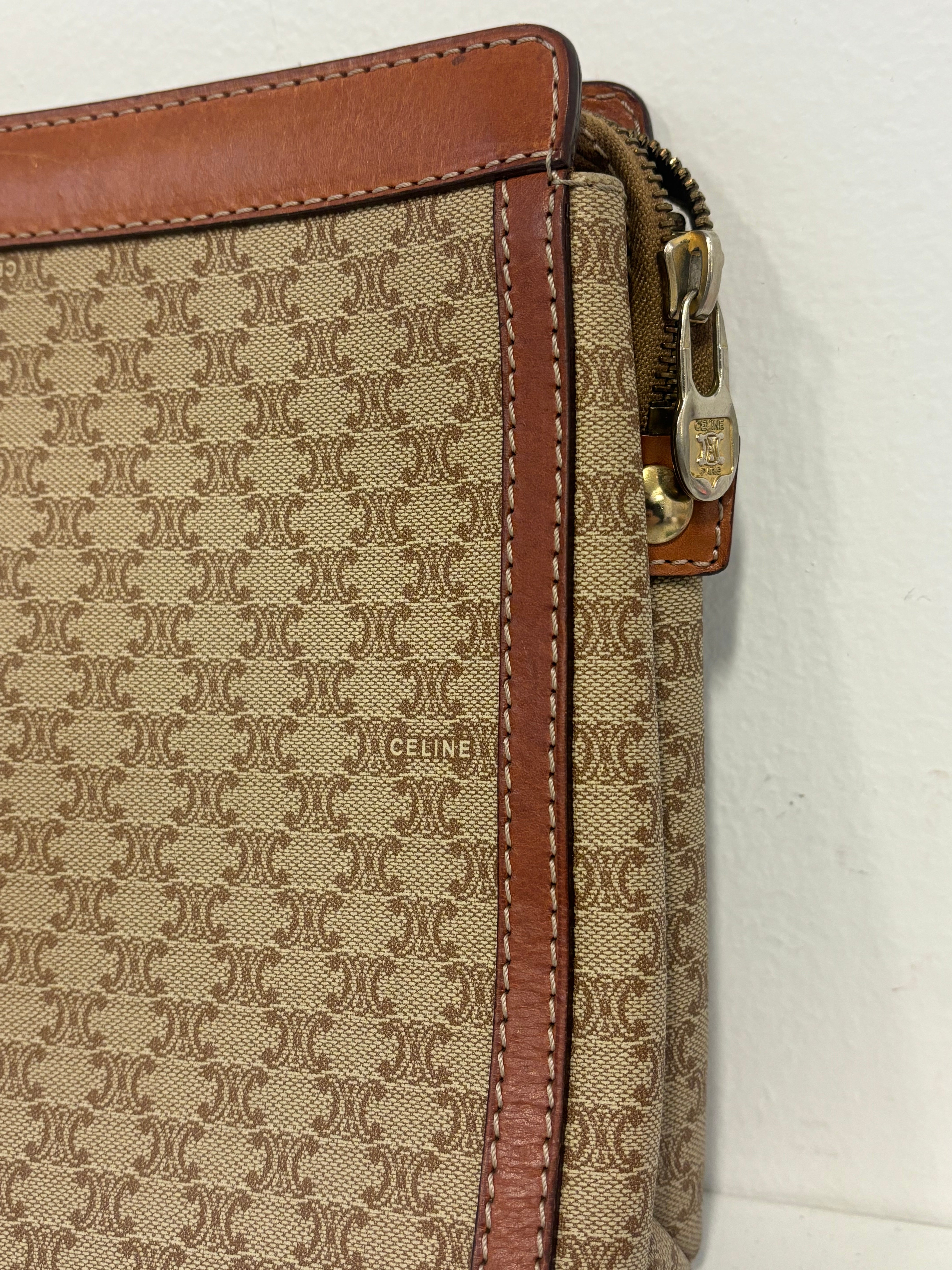 Celine Vintage Macadam Clutch