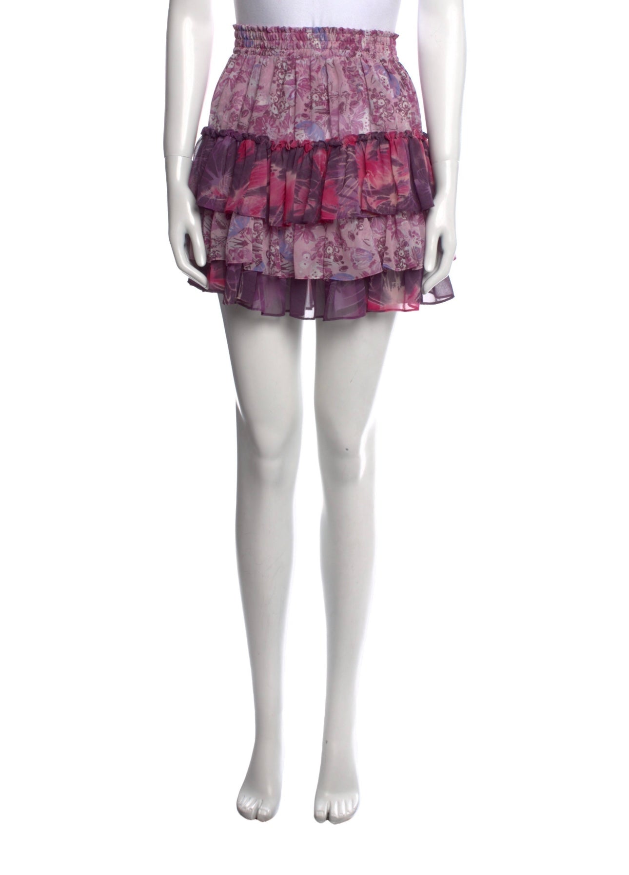 MISA Los Angeles - Floral Print Skirt