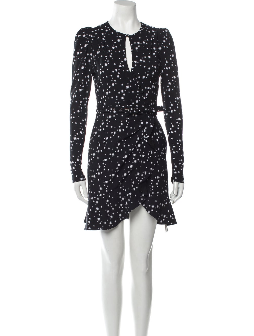 Jonathan Simkai Star Print Belted Dress