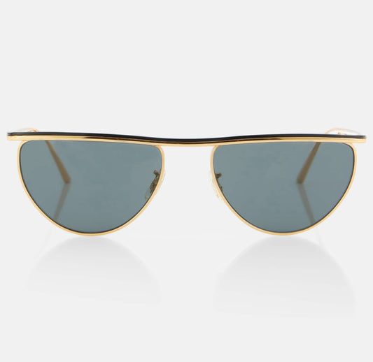 KHAITE
x Oliver Peoples 1984C flat-top sunglasses