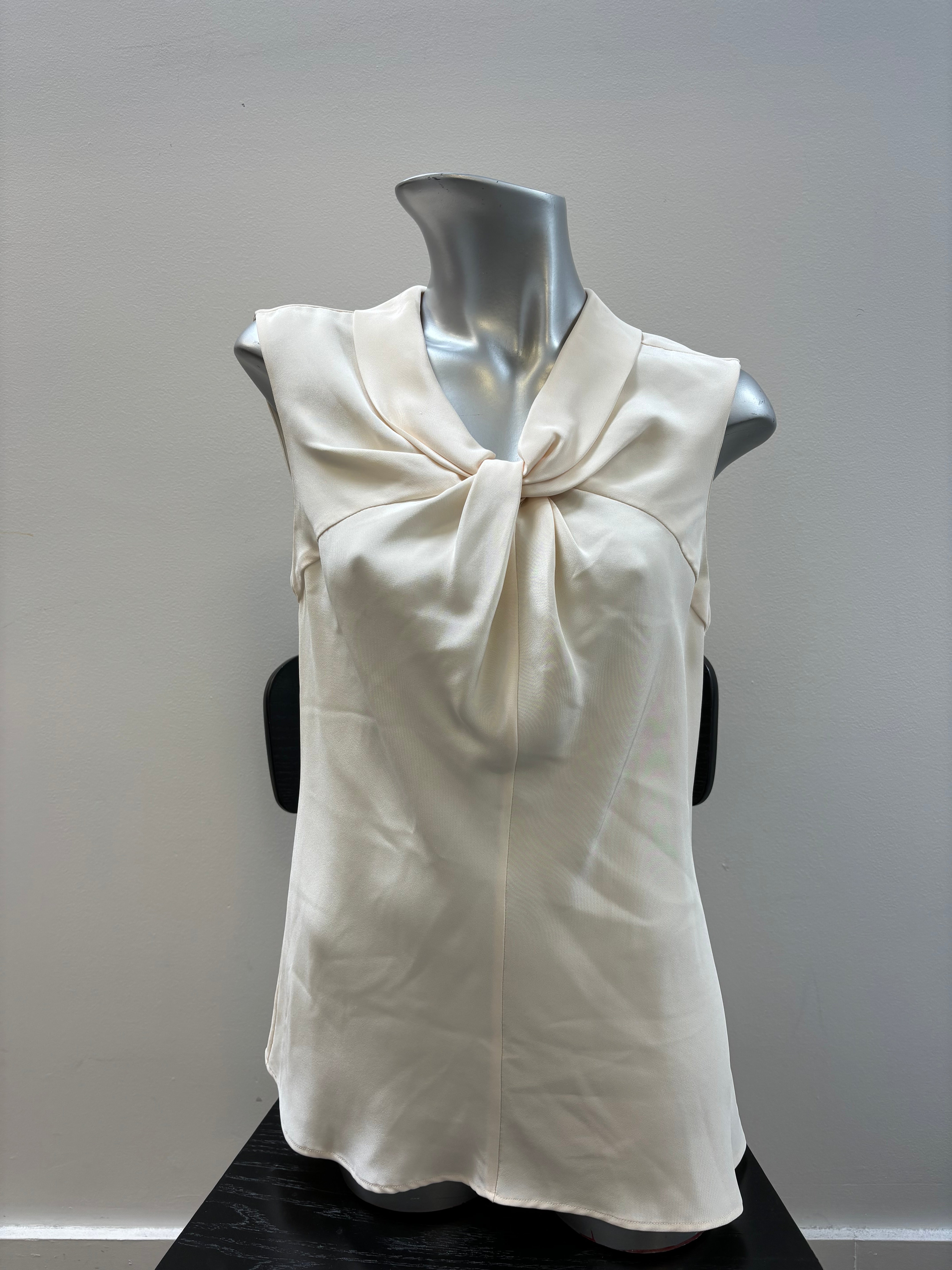 Oscar de la Renta - Sleeveless Silk Blouse