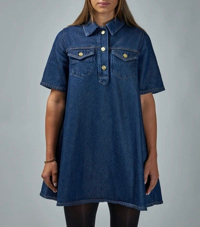 Ganni Tshirt Denim Dress