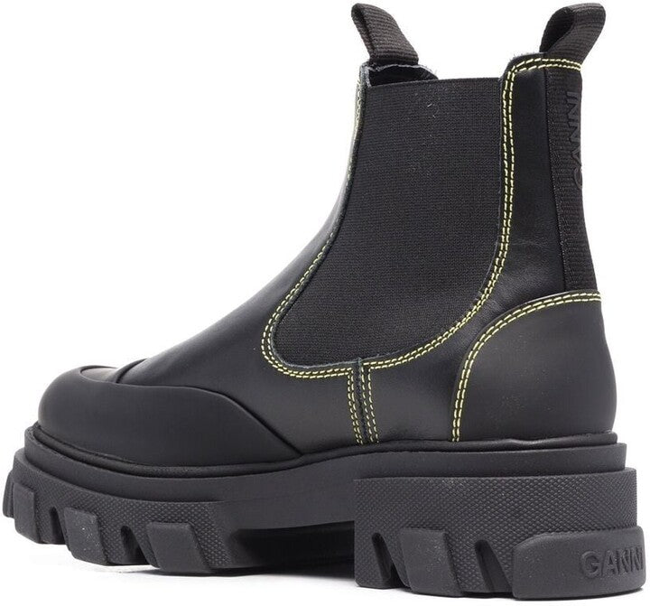 Ganni chunky Chelsea boots