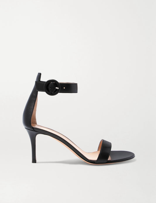 GIANVITO ROSSI LEATHER PORTOFINO HEELS