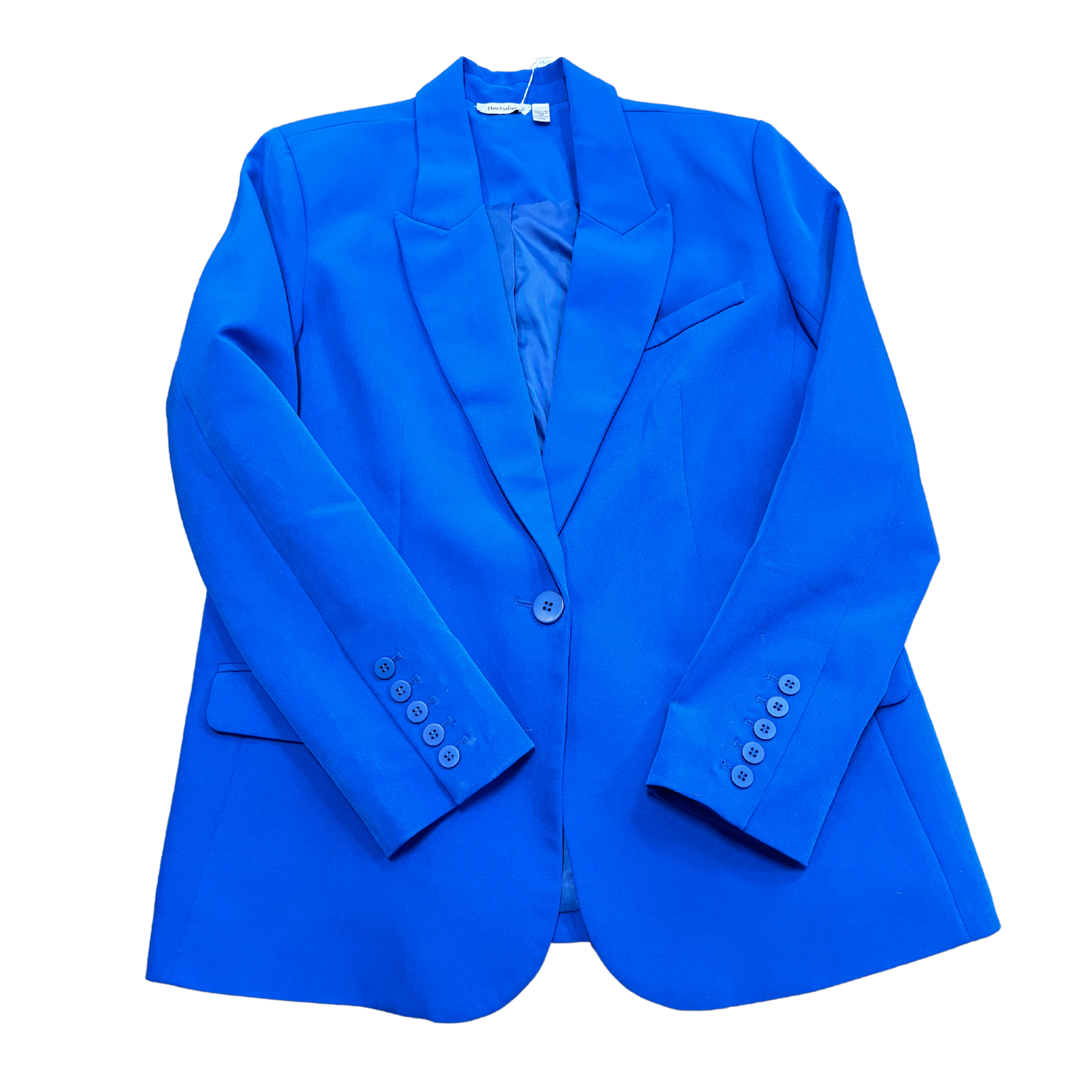 THURSDAYS blue blazer