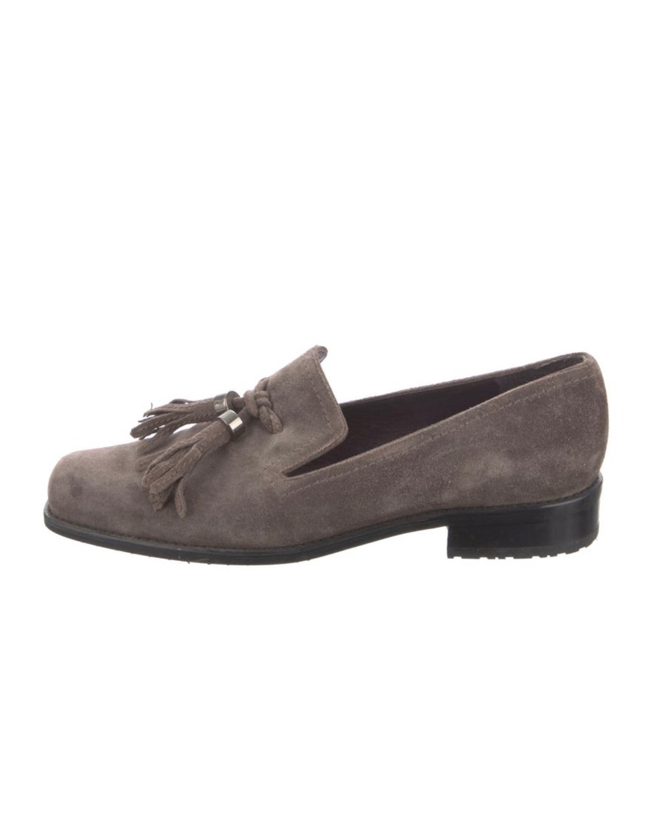 STUART WEITZMAN - Suede Tassel Loafers