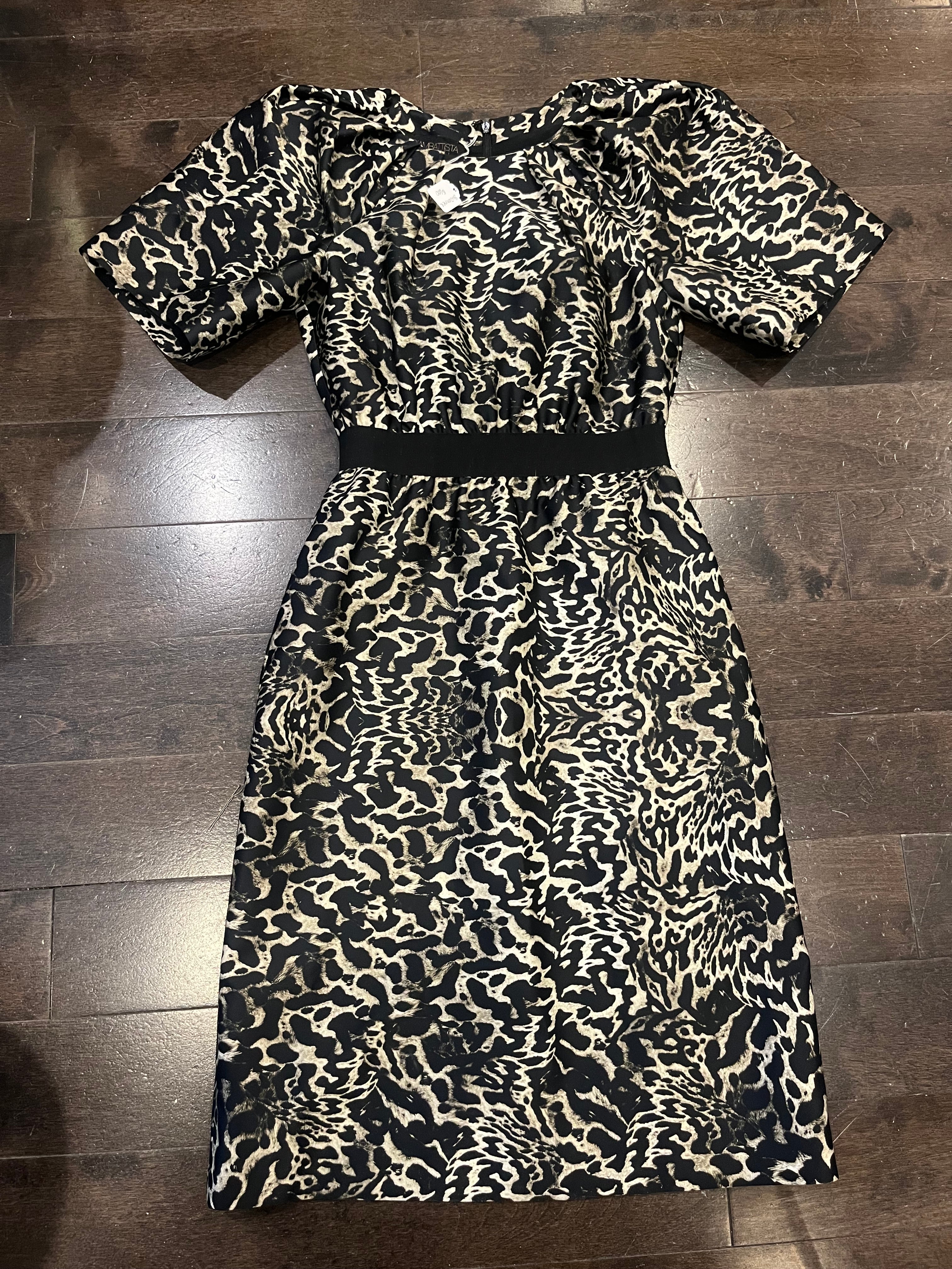 GIAMBATTISTA VALLI leopard midi dress