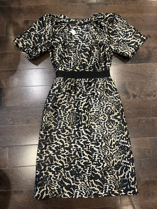 GIAMBATTISTA VALLI leopard midi dress