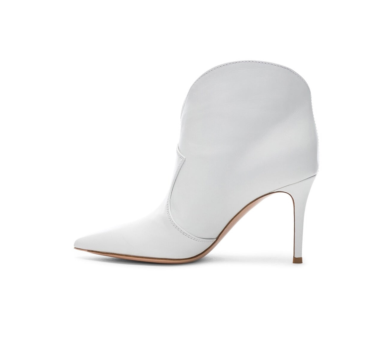 GIANVITO ROSSI  mable leather ankle boots