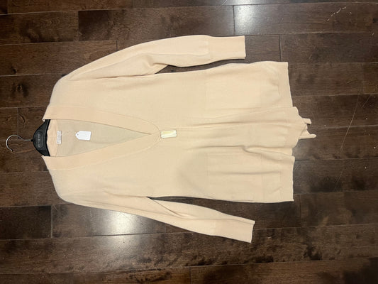 BRUNELLO CUCINELLI long cream cashmere cardi