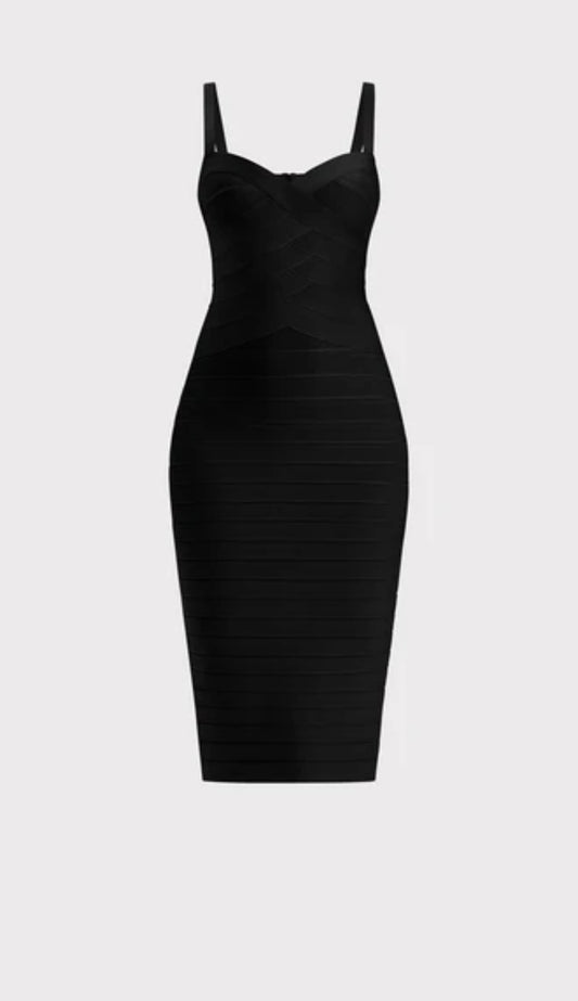 Herve Leger - Black Bodycon Dress