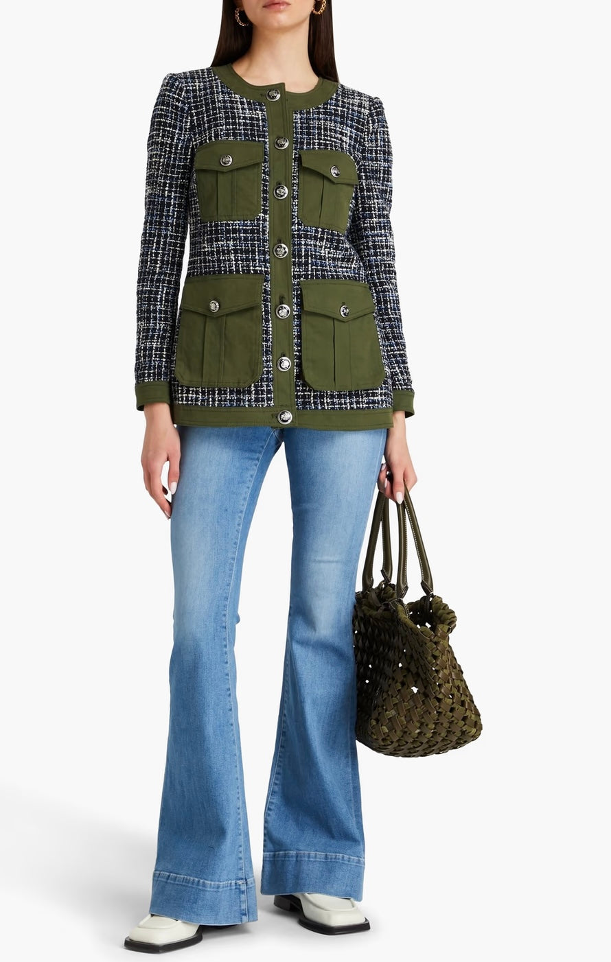 VERONICA BEARD
Fielding cotton-blend tweed jacket